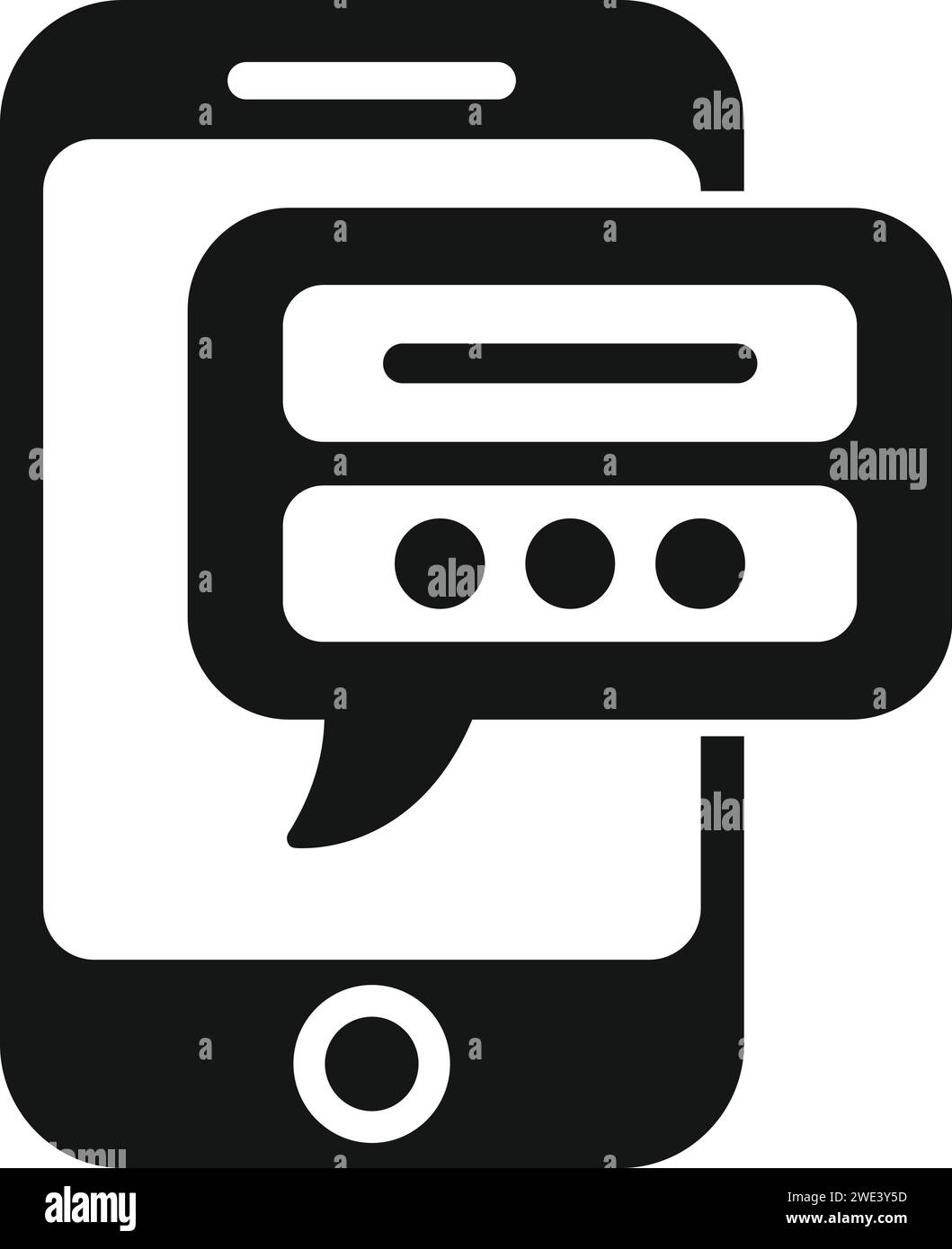 Vecteur simple d'icône d'information de téléphone de données. Protection des documents. Utilisez des affaires privées Illustration de Vecteur