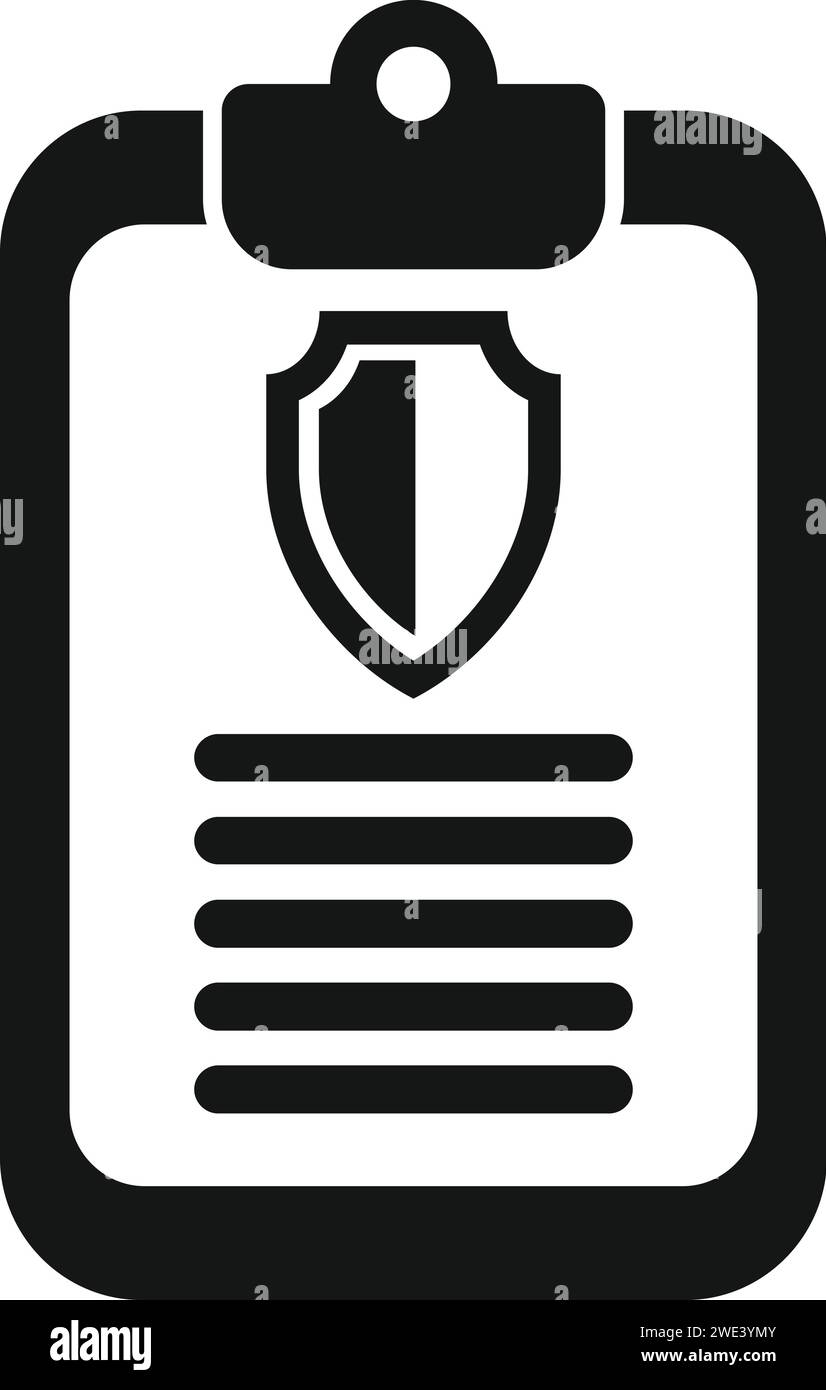 Vecteur simple d'icône d'accès de clé de carte. Conception de processus juridiques. Données sécurisées Illustration de Vecteur