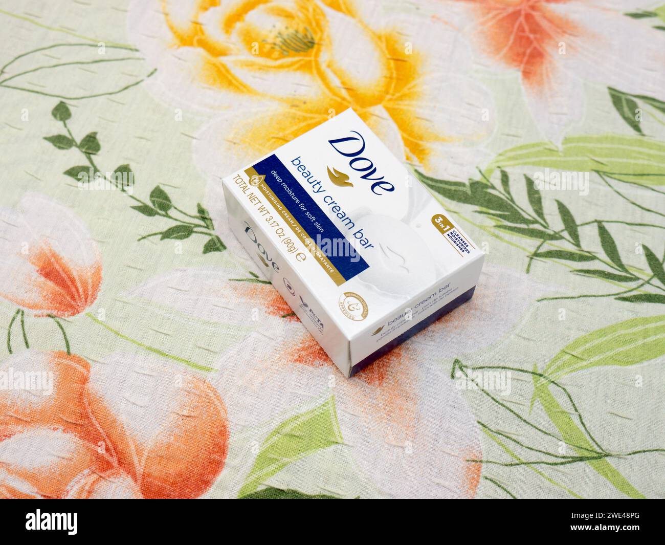 Dove Beauty Cream Bar. Banque D'Images