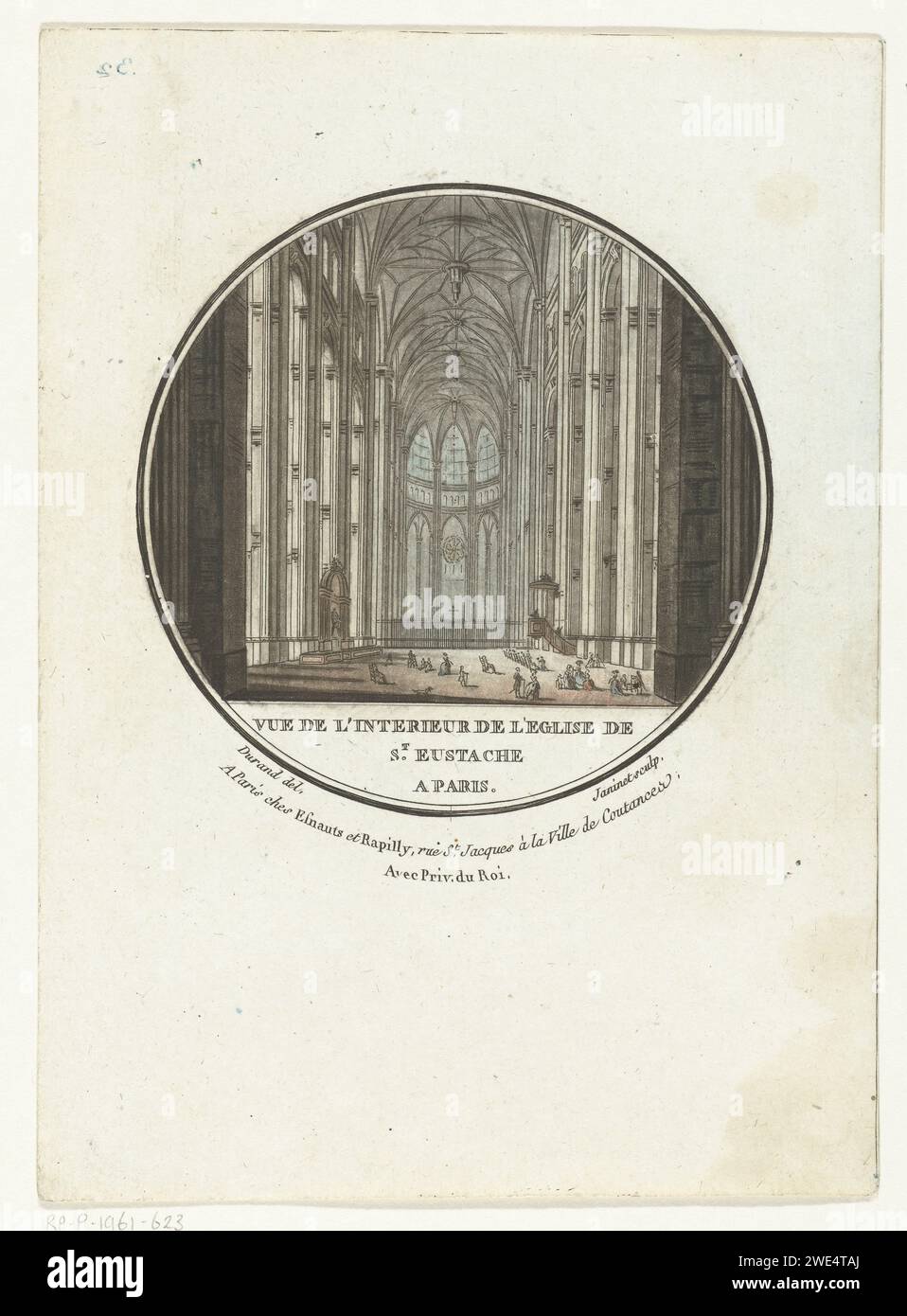 Intérieur Van de Saint Eustache Kerk, Jean François Janinet, d'après Jean-Nicolas-Louis Durand, 1772-1792 estampe l'intérieur gothique de l'église Saint Eustache à Paris. D'une série de 73 tirages avec des images des bâtiments les plus importants de Paris. Imprimeur : Francepublisher : Paris papier gravure intérieur de l'église Saint-Eustache Banque D'Images Intérieur Van de Saint Eustache Kerk, Jean François Janinet, d'après Jean-Nicolas-Louis Durand, 1772-1792 estampe l'intérieur gothique de l'église Saint Eustache à Paris. D'une série de 73 tirages avec des images des bâtiments les plus importants de Paris. Imprimeur : Francepublisher : Paris papier gravure intérieur de l'église Saint-Eustache Banque D'Images