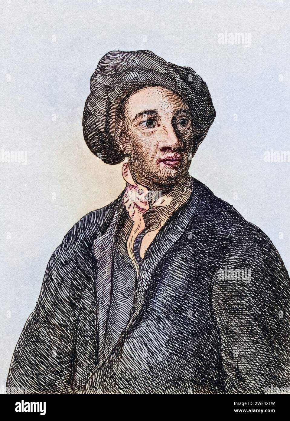 Jean Baptiste Monnoyer circa 1636-1699 Franco-Flämischer Künstler, Historisch, digital restaurierte Reproduktion von einer Vorlage aus dem 19. Jahrhundert, Date d'enregistrement non indiquée Banque D'Images