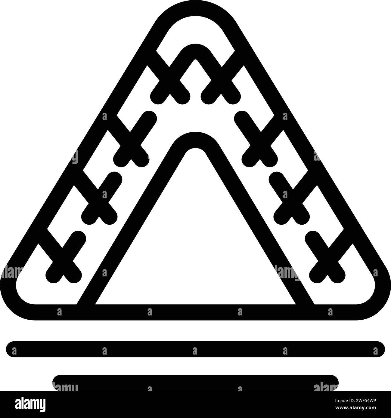 Vecteur de contour d'icône de pays de galerie d'art. Musée antique. Paris Louvre Illustration de Vecteur