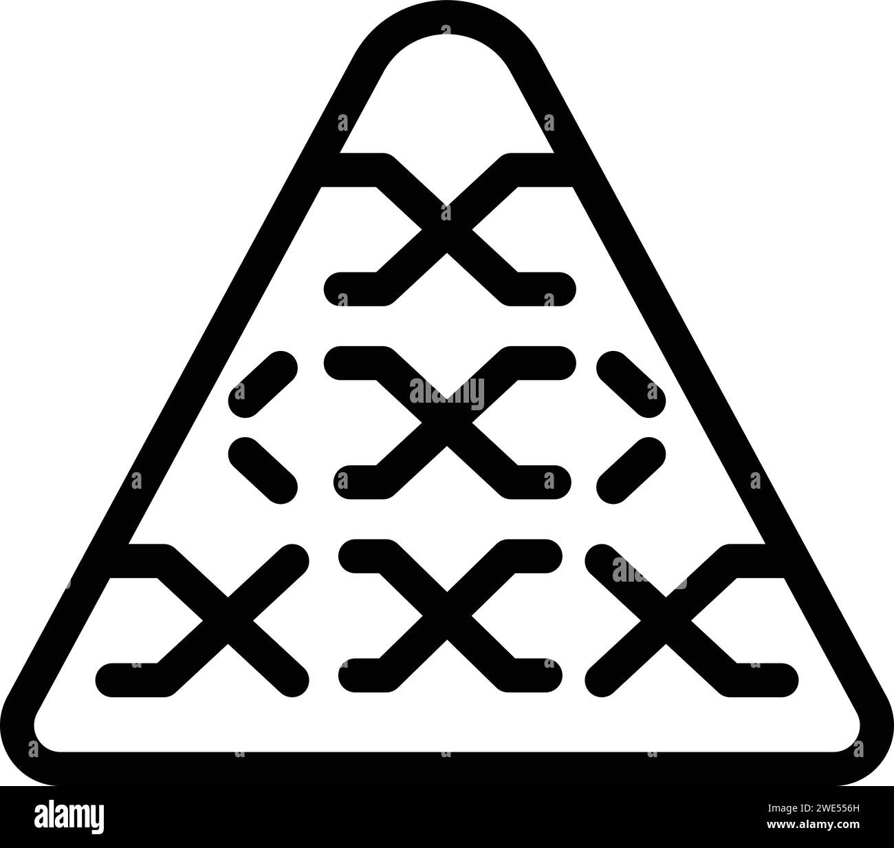 Vecteur de contour d'icône d'attraction en verre. Galerie d'art de Paris. Capitale touristique Illustration de Vecteur