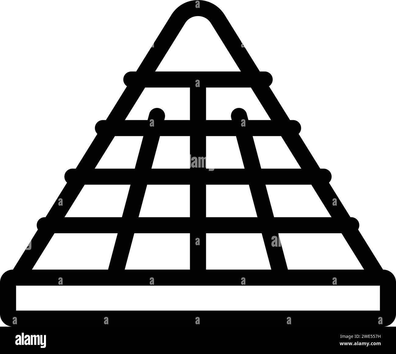 Vecteur de contour d'icône de culture d'édifice. Musée de l'image. Voyages touristiques Illustration de Vecteur