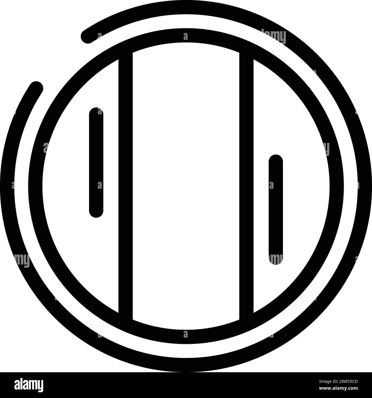 Vecteur de contour d'icône de drapeau de France. Tourisme de voyage. Galerie d'art photographique Illustration de Vecteur