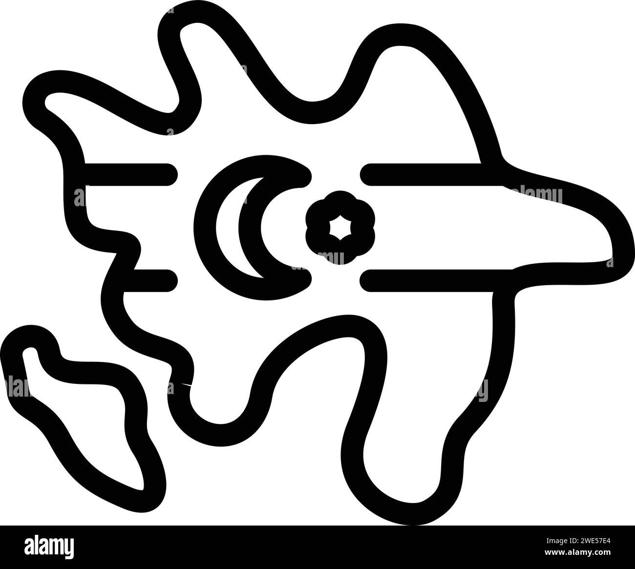 Vecteur de contour d'icône de point de repère de pays Azerbaïdjan. Ville de Bakou. Structure d'édifice Illustration de Vecteur