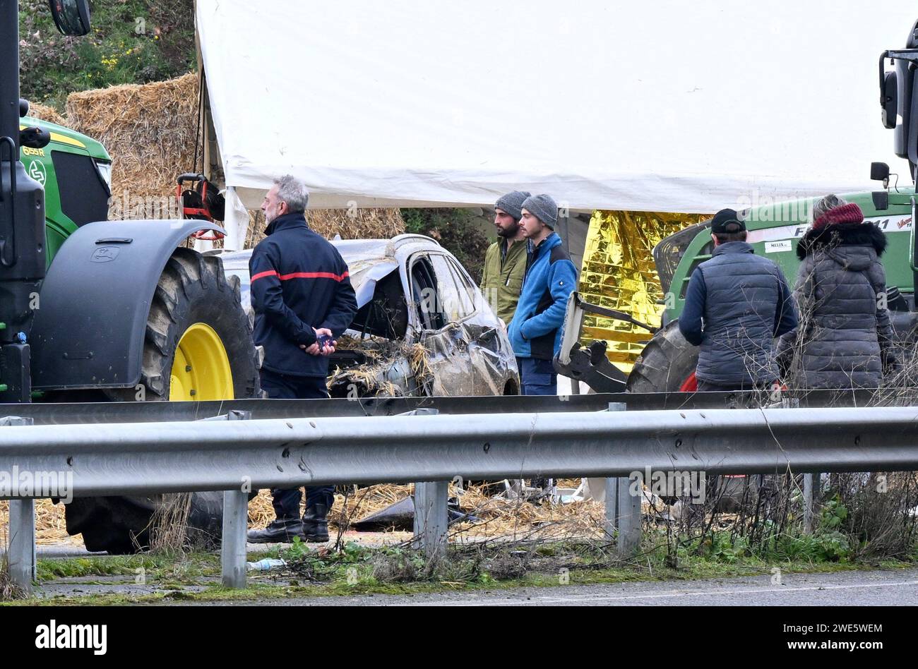 France. 23 janvier 2024. © PHOTOPQR/LA DEPECHE DU MIDI/NATHALIE SAINT