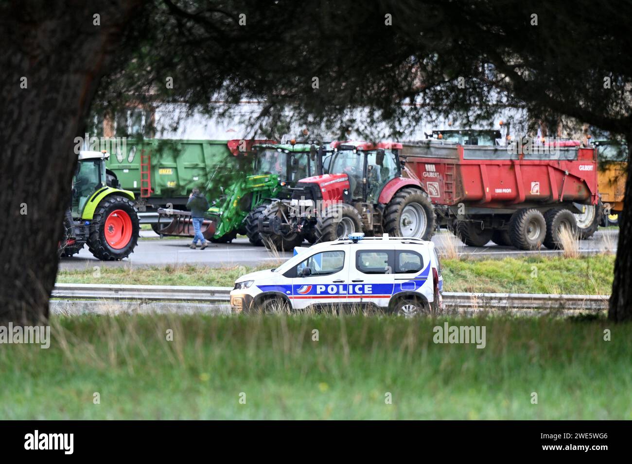 France. 23 janvier 2024. © PHOTOPQR/LA DEPECHE DU MIDI/NATHALIE SAINT
