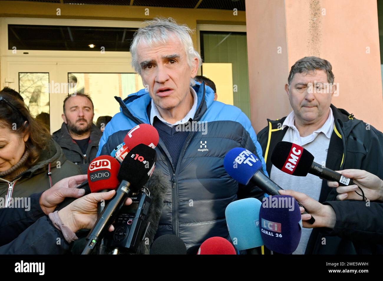 Toulouse, France. 23 janvier 2024. © PHOTOPQR/LA DEPECHE DU MIDI