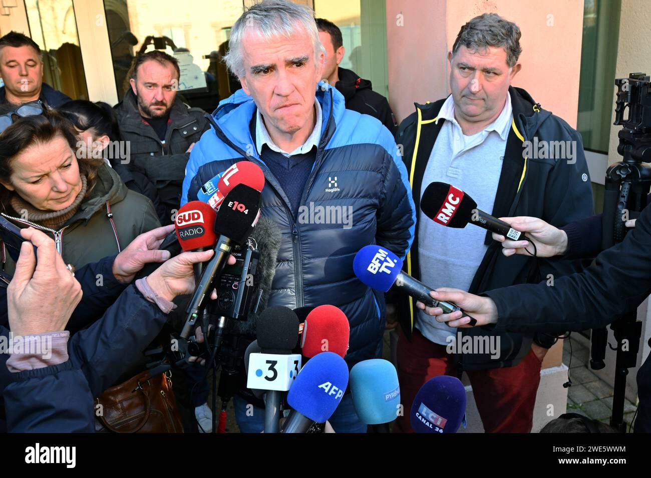Toulouse, France. 23 janvier 2024. © PHOTOPQR/LA DEPECHE DU MIDI