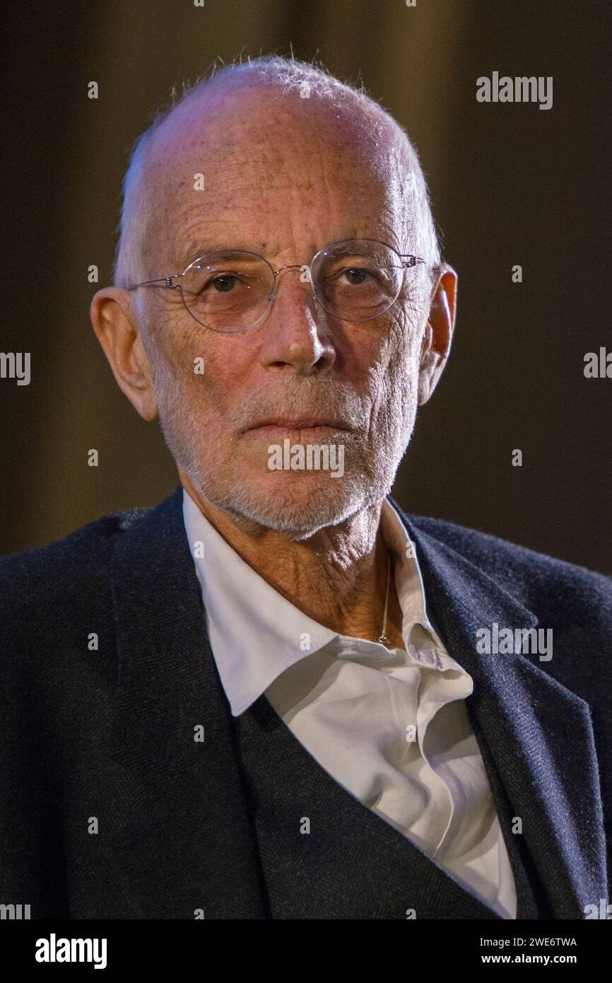 Torino, Italie. 23 janvier 2024. Lancement du livre du réalisateur italien Gabriele Salvatores au Circolo dei Lettori à Turin, en Italie. Crédit : Marco Destefanis/Alamy Live News Banque D'Images