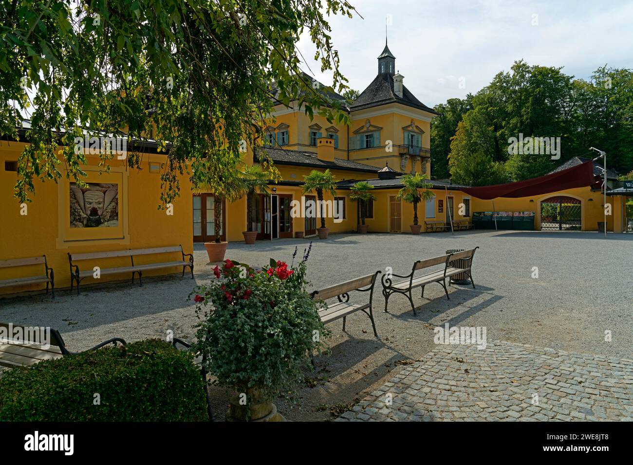 Schloss Hellbrunn, Hellbrunner Park Banque D'Images