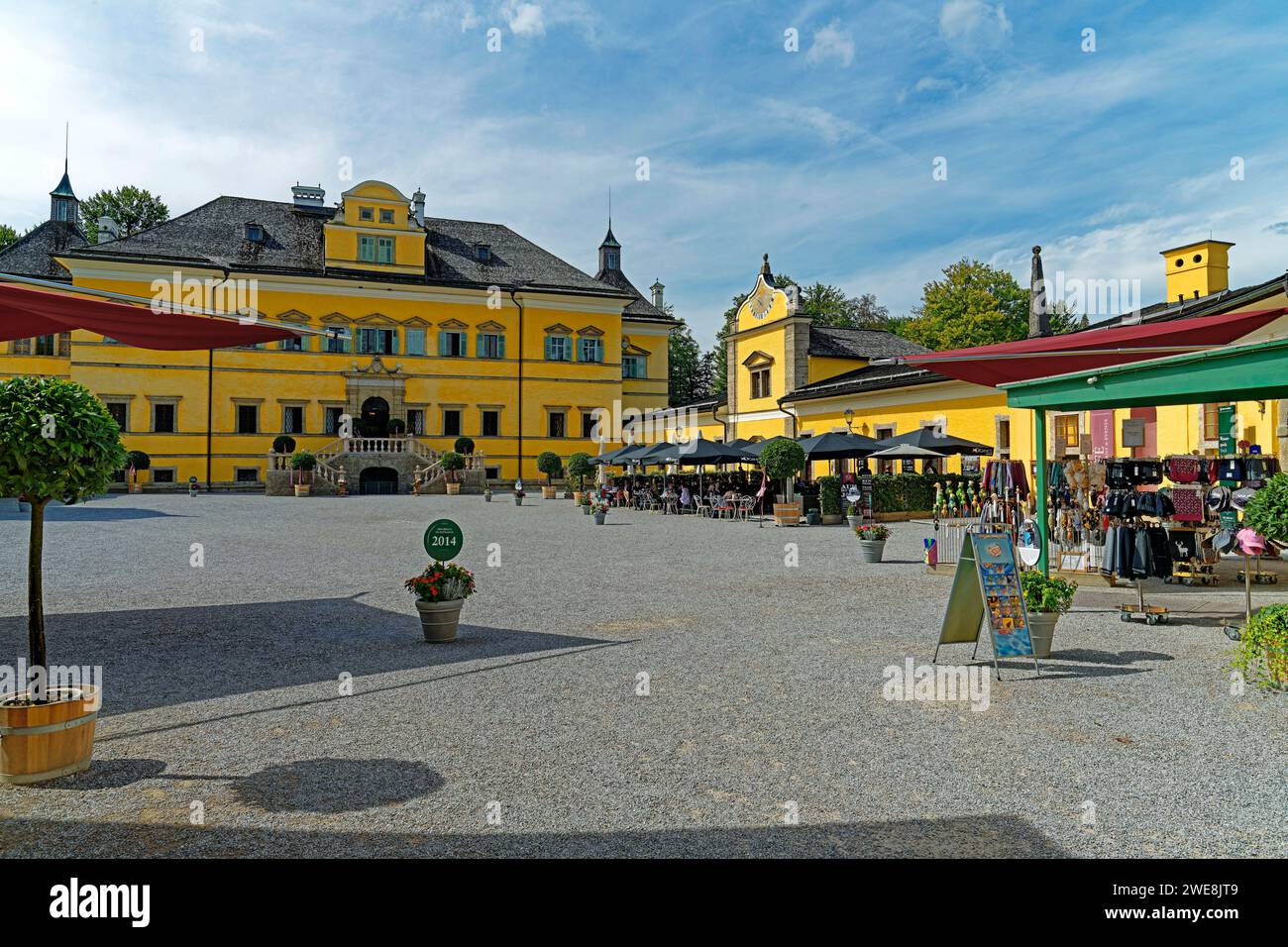 Schloss Hellbrunn, Hellbrunner Park Banque D'Images