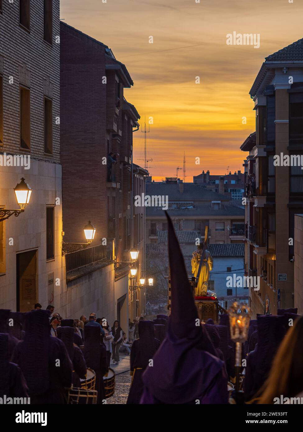 Image de notre Père Jésus de Nazareth de Huesca. Pâques. Fraternité de Huesca Banque D'Images