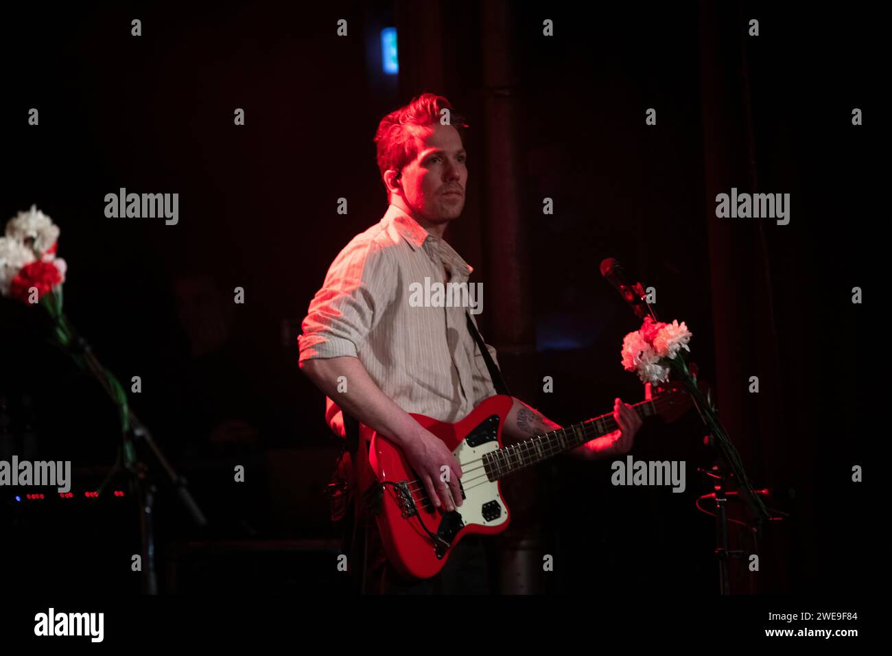 Le groupe britannique The Vaccines joue en direct au Festsaal Kreuzberg à Berlin. Banque D'Images