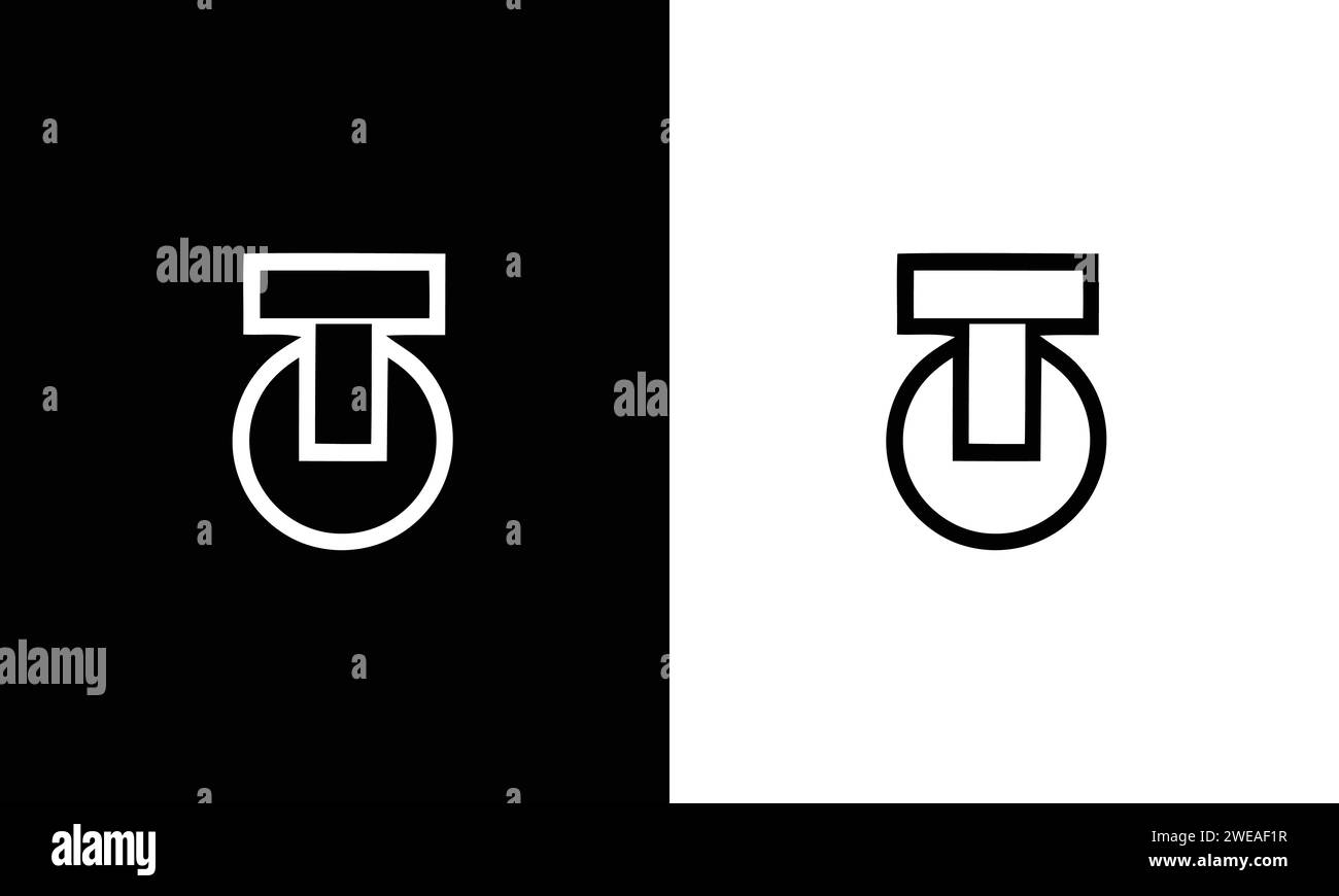 TO OT lettre Business logo Design Alphabet icône symbole vectoriel Illustration de Vecteur