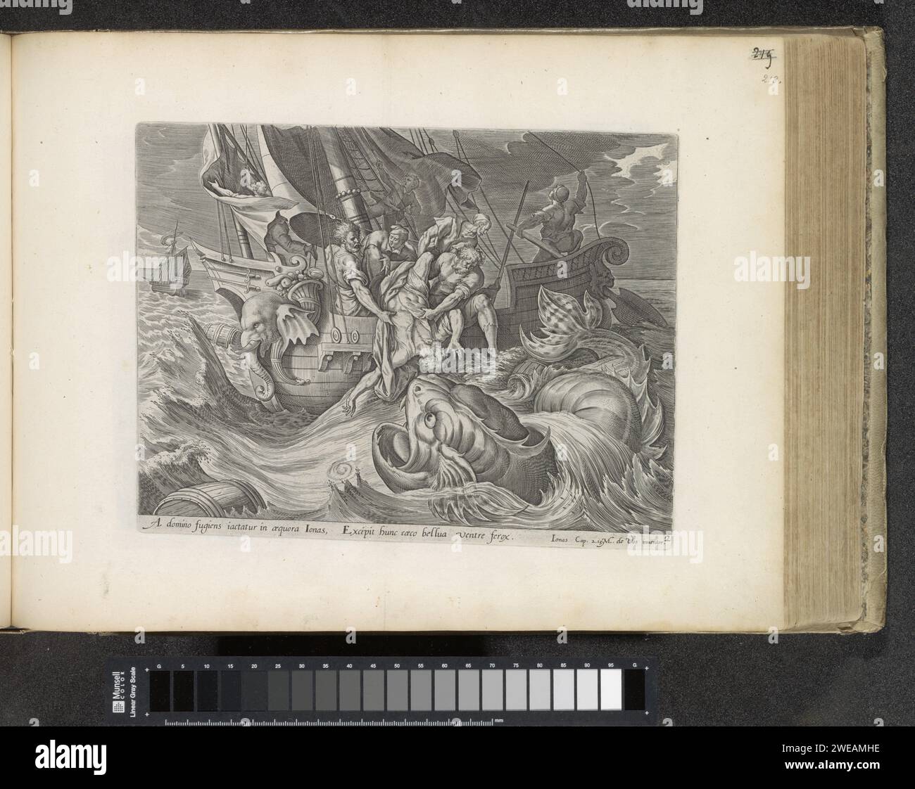 Jonas mis par-dessus bord, 1643 print si le navire sur lequel Jonas s'est enfui menace de périr dans une tempête, Jonas est désigné comme le coupable par tirage au sort. Il est jeté par-dessus bord par l'équipage. Au premier plan, le poisson nage, que Jonas avalera. Sous le spectacle une référence en latin au texte de la Bible dans Jonas 2:15. Ce tirage fait partie d'un album. Amsterdam gravure sur papier les marins jettent à contrecœur le prophète Jonas dans la mer Banque D'Images Jonas mis par-dessus bord, 1643 print si le navire sur lequel Jonas s'est enfui menace de périr dans une tempête, Jonas est désigné comme le coupable par tirage au sort. Il est jeté par-dessus bord par l'équipage. Au premier plan, le poisson nage, que Jonas avalera. Sous le spectacle une référence en latin au texte de la Bible dans Jonas 2:15. Ce tirage fait partie d'un album. Amsterdam gravure sur papier les marins jettent à contrecœur le prophète Jonas dans la mer Banque D'Images