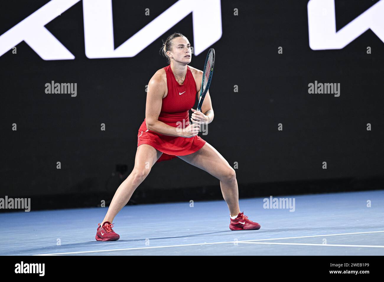 Aryna Sabalenka lors de l'Open d'Australie 2024 Grand Chelem tournoi de