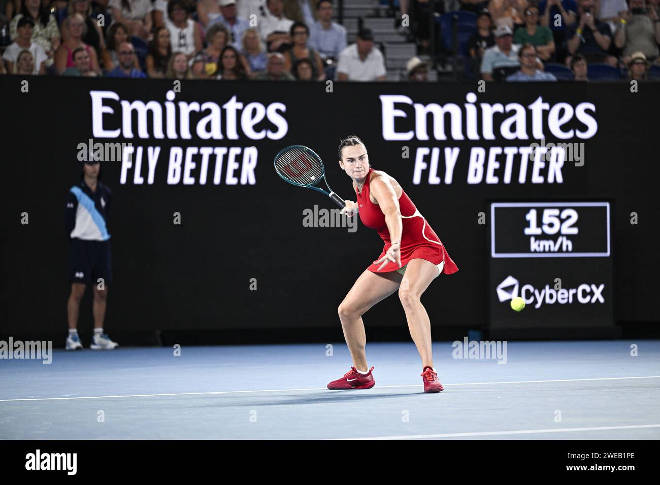 Aryna Sabalenka lors de l'Open d'Australie 2024 Grand Chelem tournoi de
