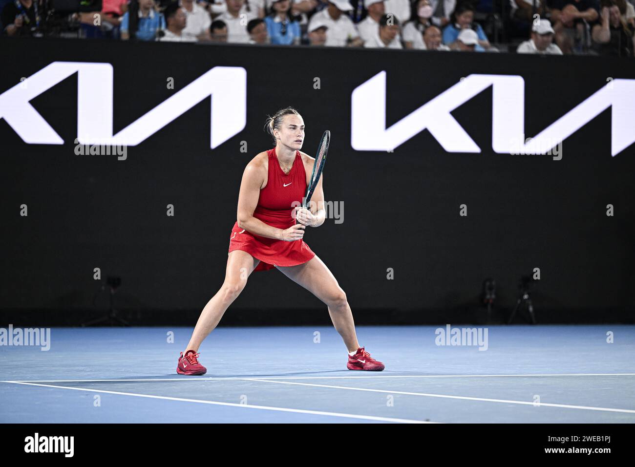 Aryna Sabalenka lors de l'Open d'Australie 2024 Grand Chelem tournoi de
