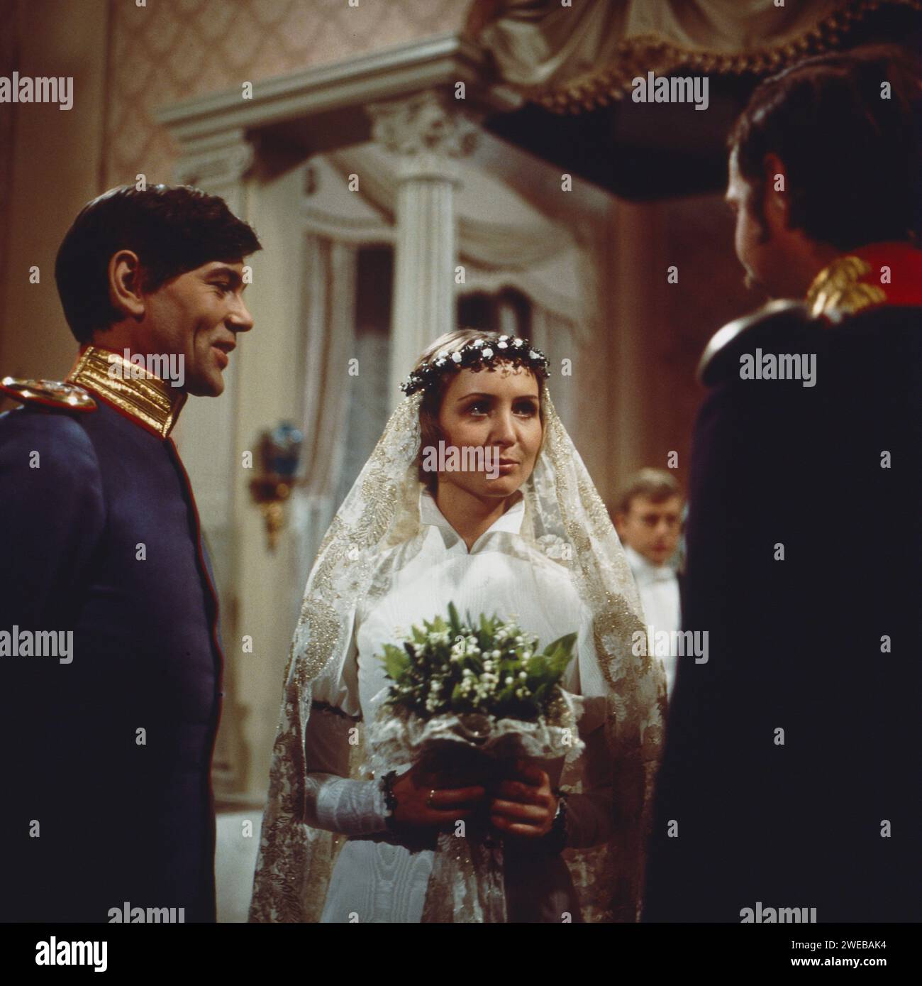 Der Stechlin, Minifernsehserie nach Theodor Fontane, Deutschland 1975, Darsteller : Georg Martin Bode, Diana Körner Banque D'Images