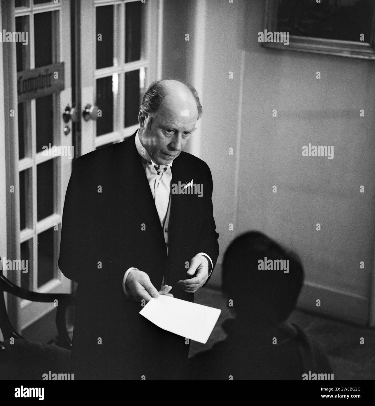 Tonio Kröger, Spielfilm nach dem gleichnamigen Roman von Thomas Mann, Deutschland 1964, Regie : Rolf Thiele, Darsteller : Werner Hinz Banque D'Images