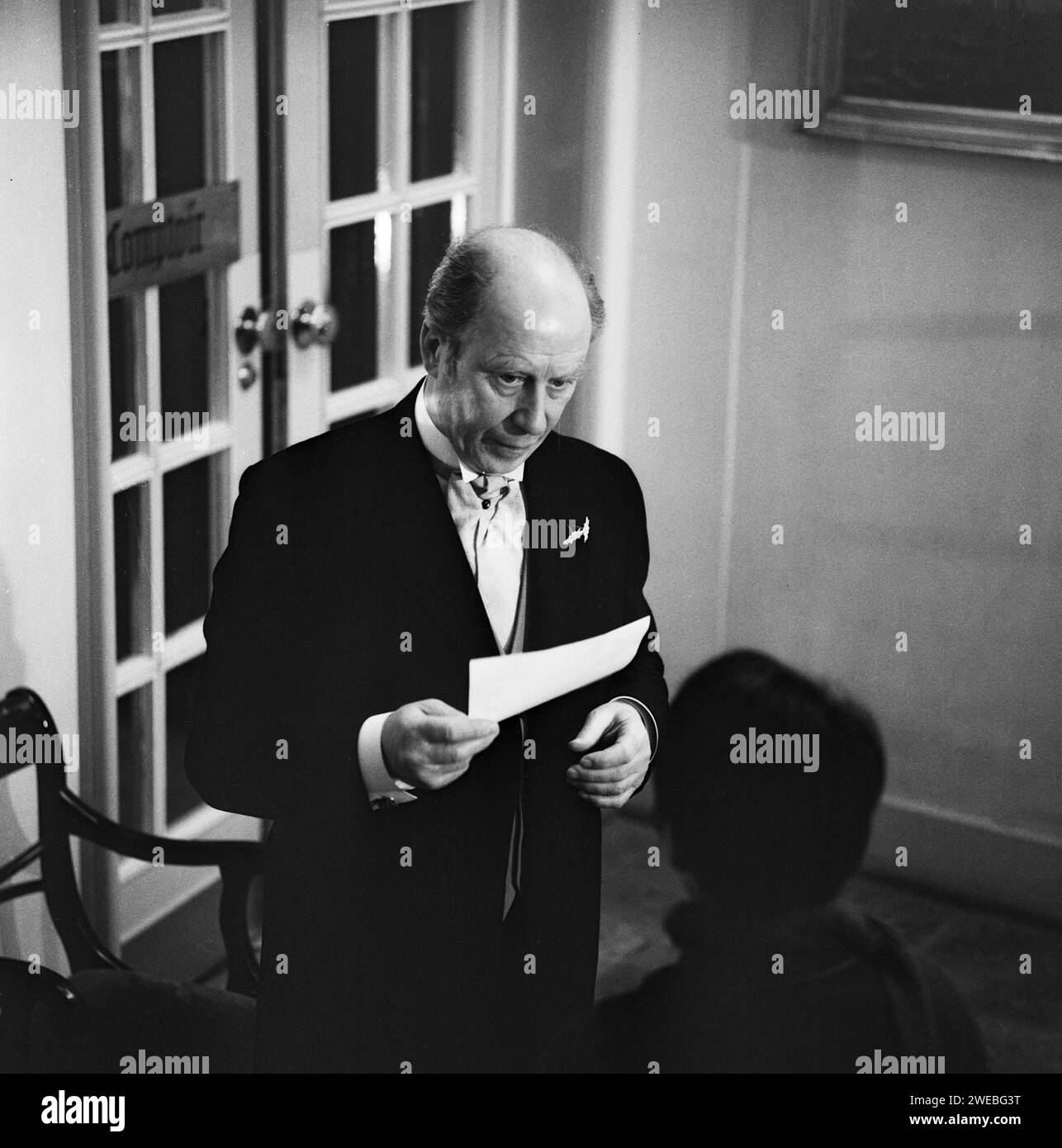 Tonio Kröger, Spielfilm nach dem gleichnamigen Roman von Thomas Mann, Deutschland 1964, Regie : Rolf Thiele, Darsteller : Werner Hinz Banque D'Images