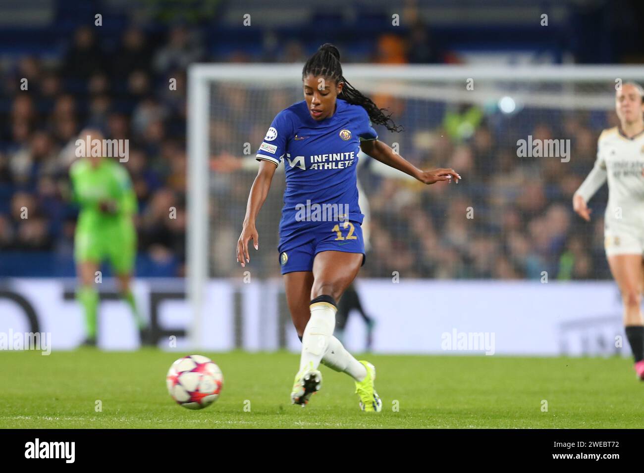 24 janvier 2024 ; Stamford Bridge, Chelsea, Londres, Angleterre : UEFA ...