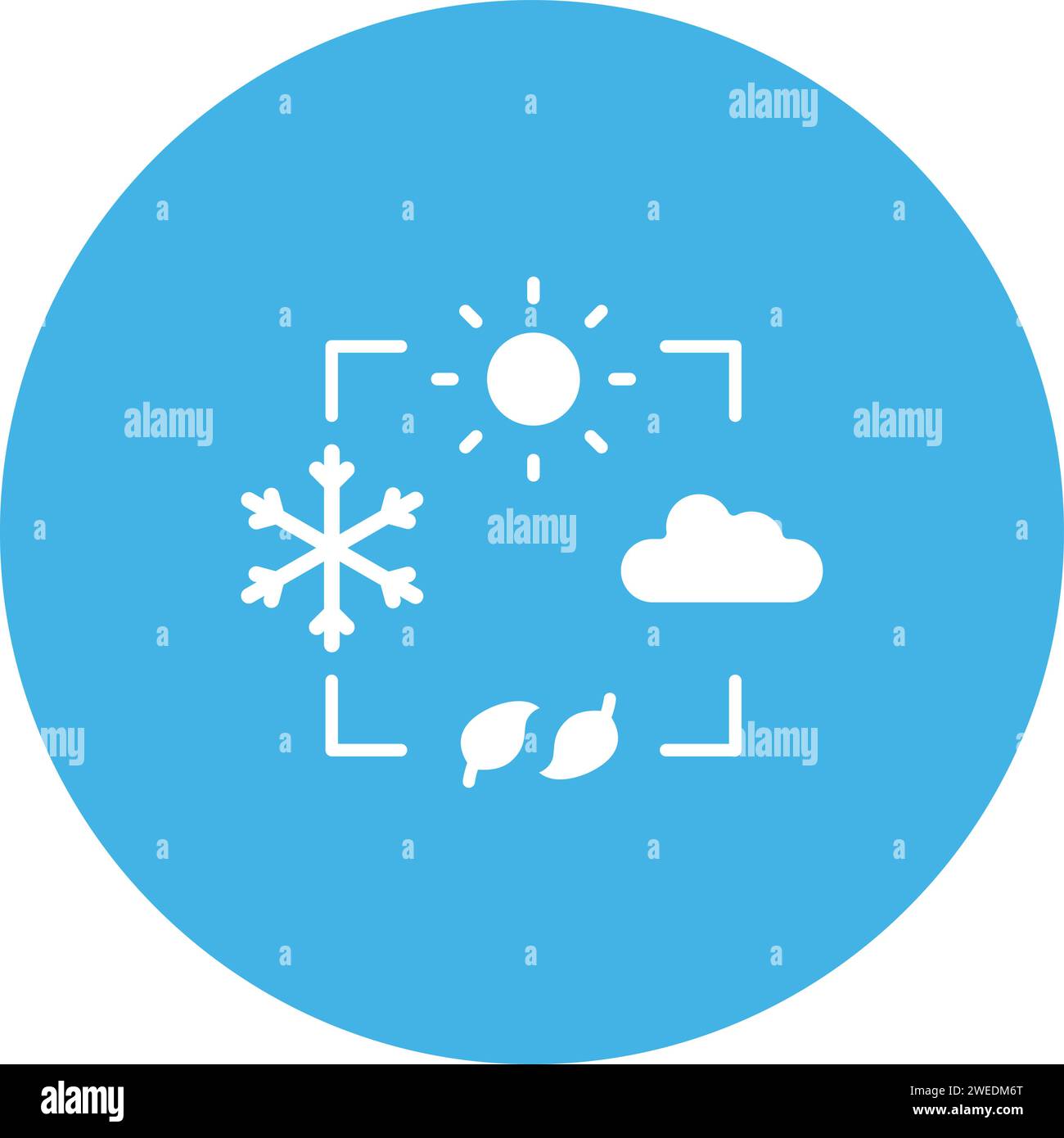 Image vectorielle de l'icône saisons. Illustration de Vecteur