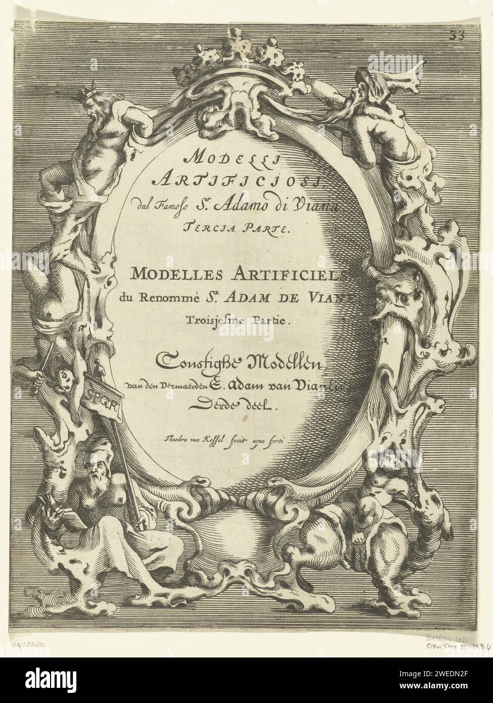 Page De Titre Modelli Artificiosi Dal Famoso Sr Adamo Di Viana 