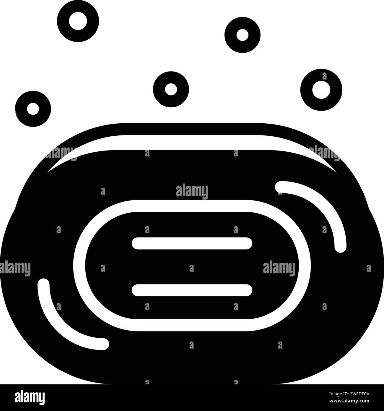 Icône pour savon,barre Illustration de Vecteur
