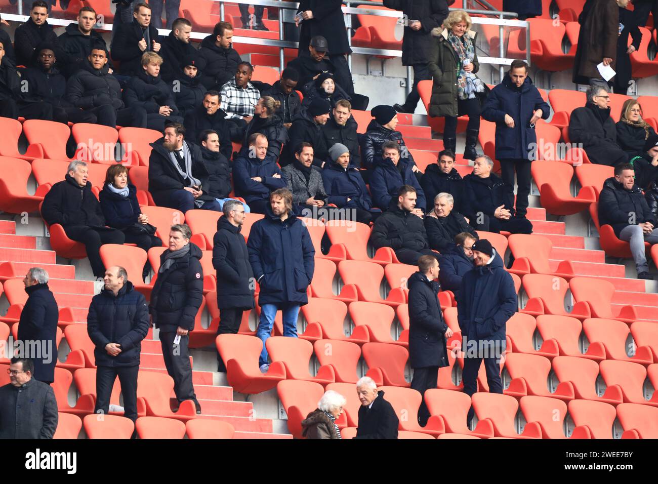 Tausende haben in der Allianz Arena Abschied von der Fussball-Legende Franz Beckenbauer genommen.Beckenbauer war am 7. Januar im Alter von 78 Jahren g Banque D'Images