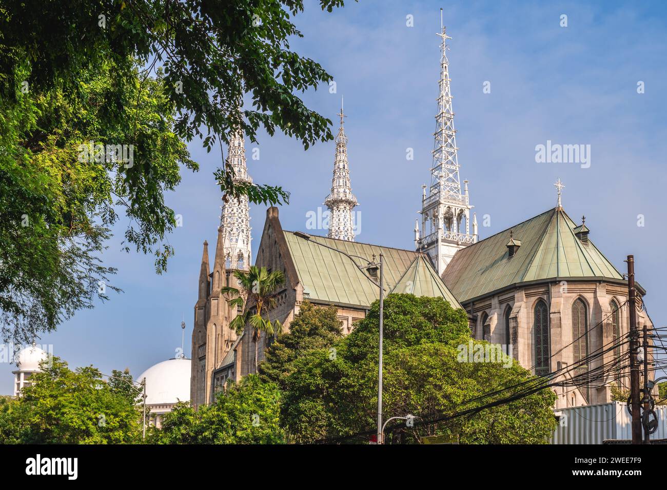 Jakarta Cathedral, une cathédrale catholique romaine située à Jakarta, en Indonésie Banque D'Images