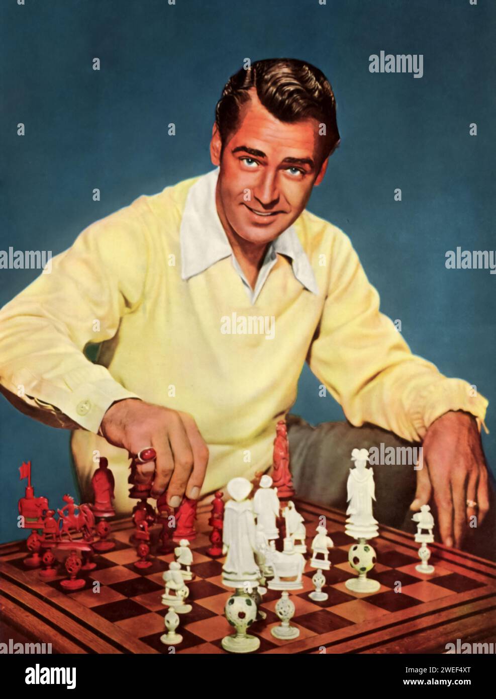 Un portrait de l'acteur Alan Ladd, célèbre pour ses rôles dans des films comme "rendez-vous avec danger" (1951). Dans ce drame criminel, Ladd joue le rôle d'Al Goddard, un inspecteur des postes déterminé qui enquête sur un meurtre et un vol de courrier. Banque D'Images