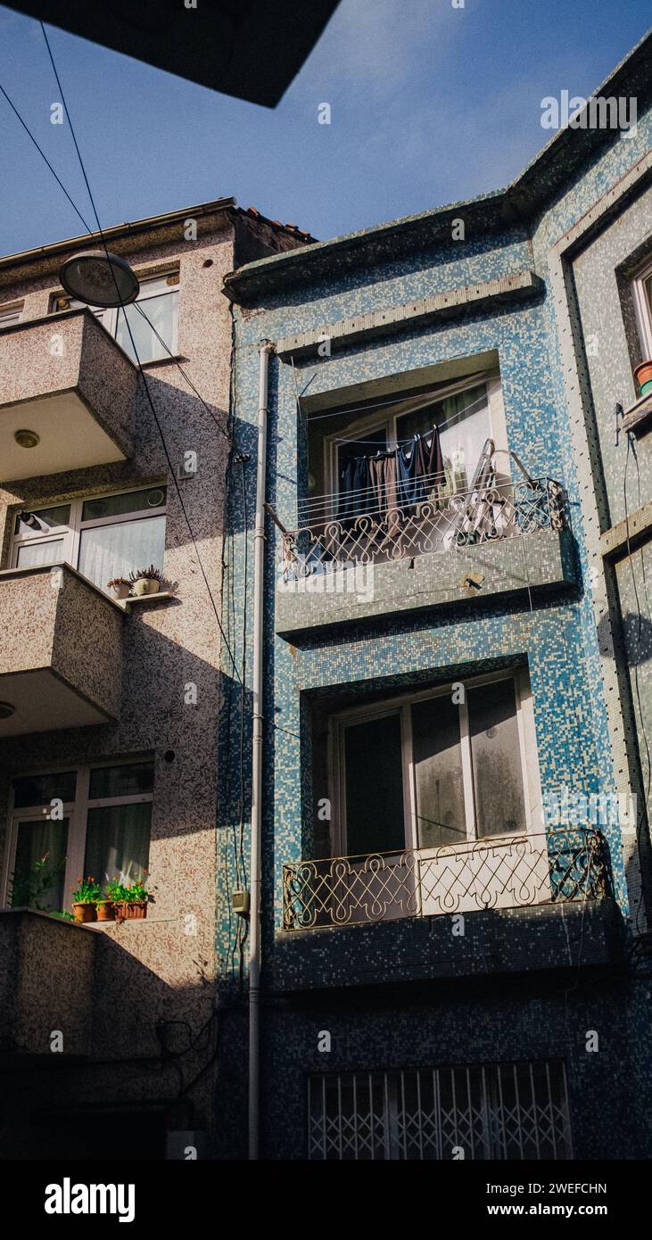 Un petit bâtiment turc dans et la vieille partie d'Istanbul Banque D'Images