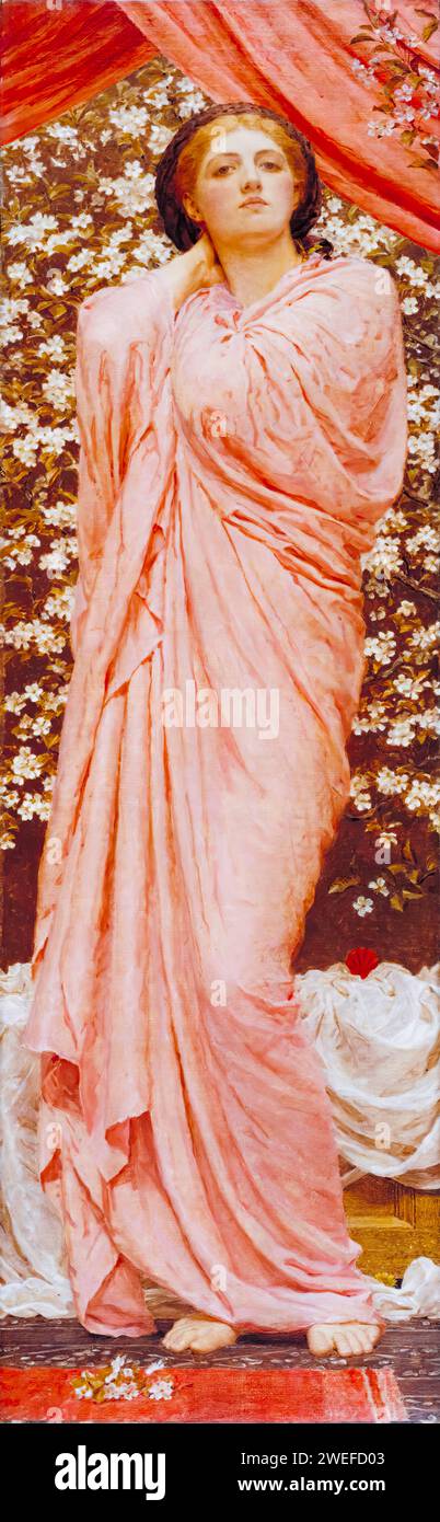 Albert Joseph Moore peinture, Blossoms, huile sur toile, 1881 Banque D'Images