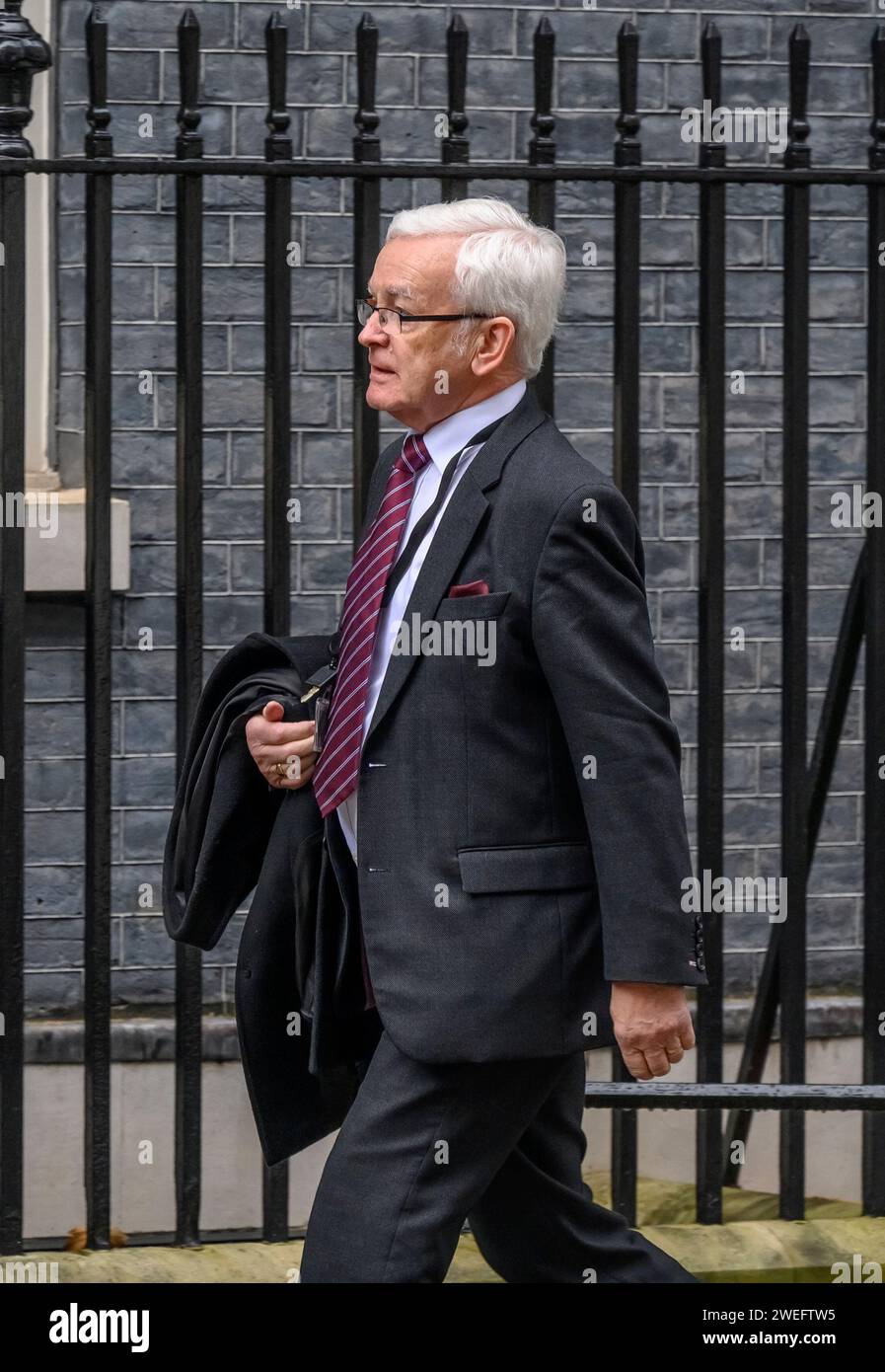 Martin Vickers MP (con : Cleethorpes) à Downing Street, le 12 décembre 2023 Banque D'Images