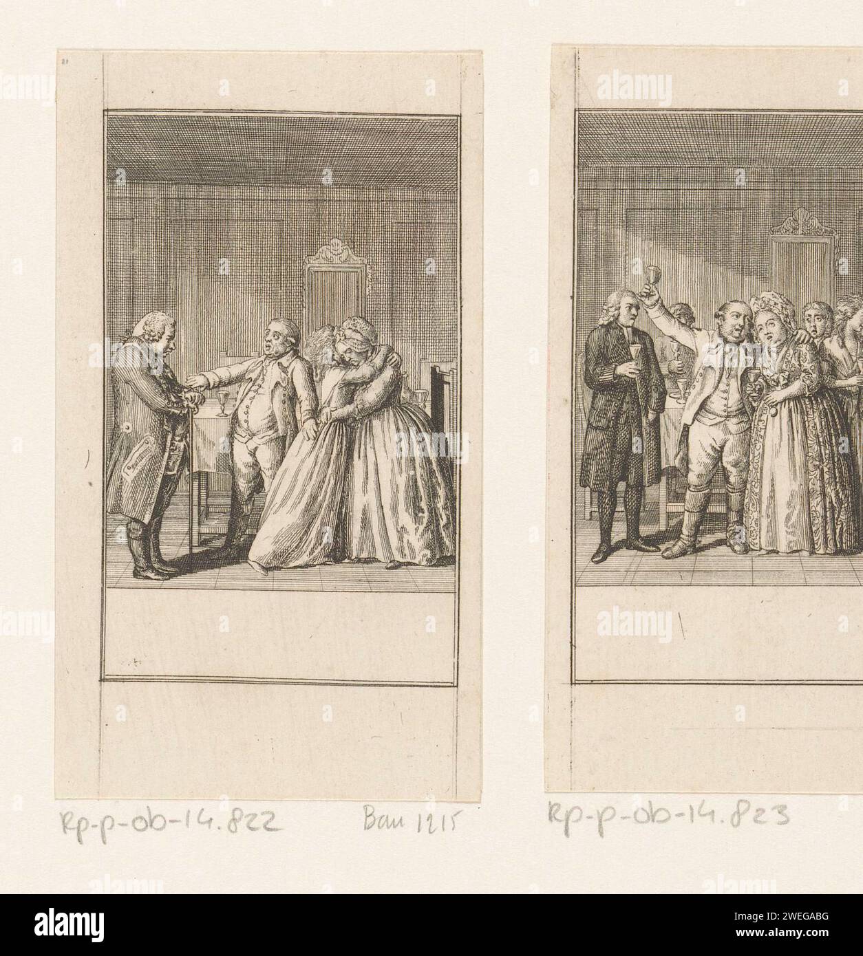 Conversation sur la peine de mort de Fritz, Daniel Nikolaus Chodowiecki, 1786 papier gravure Littérature. conversation, dialogue ; pièce de conversation. peine de mort, exécution. pleurant Banque D'Images