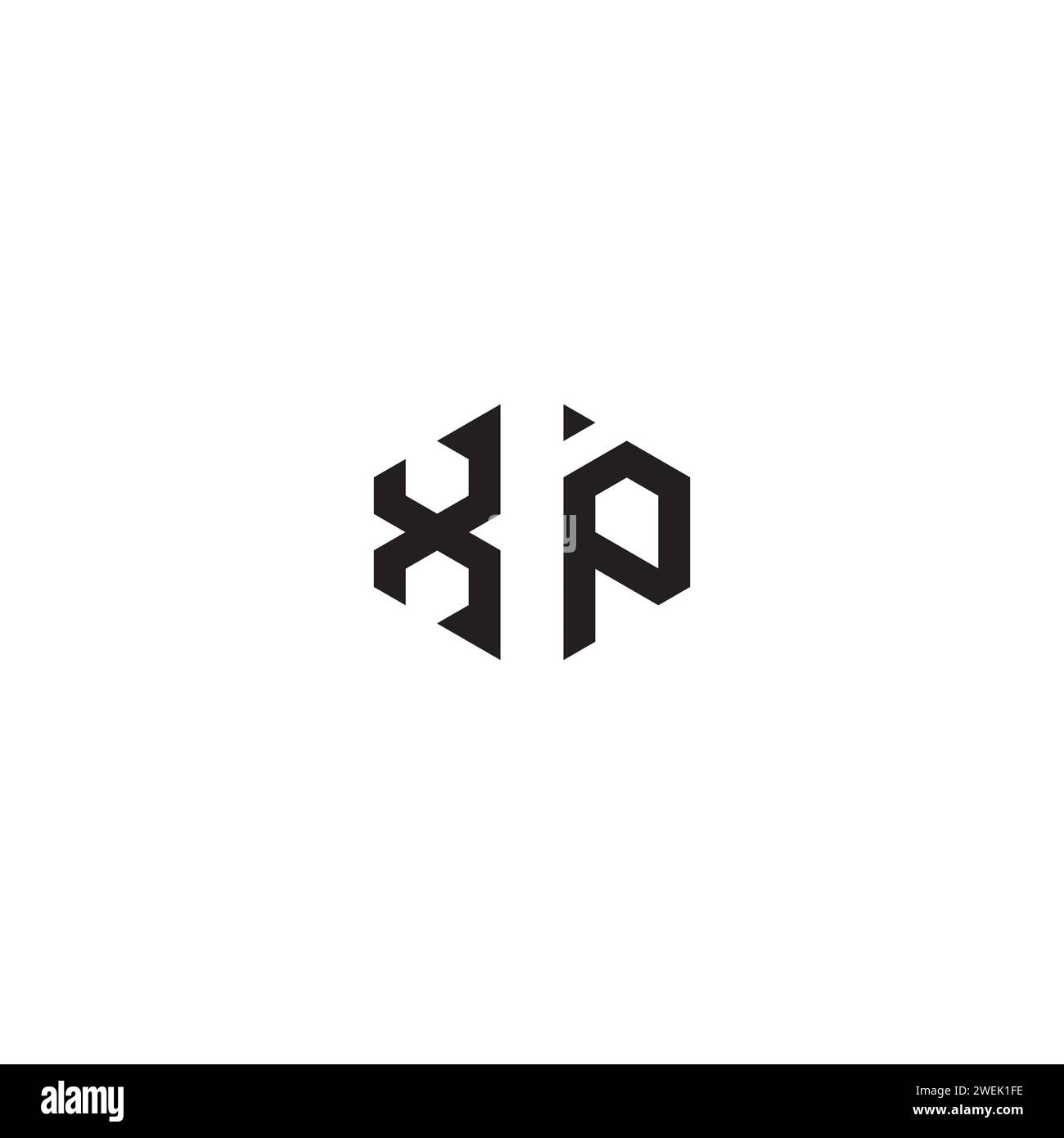 Concept abstrait XP dans la conception professionnelle de haute qualité qui imprimera bien sur tous les supports d'impression Illustration de Vecteur