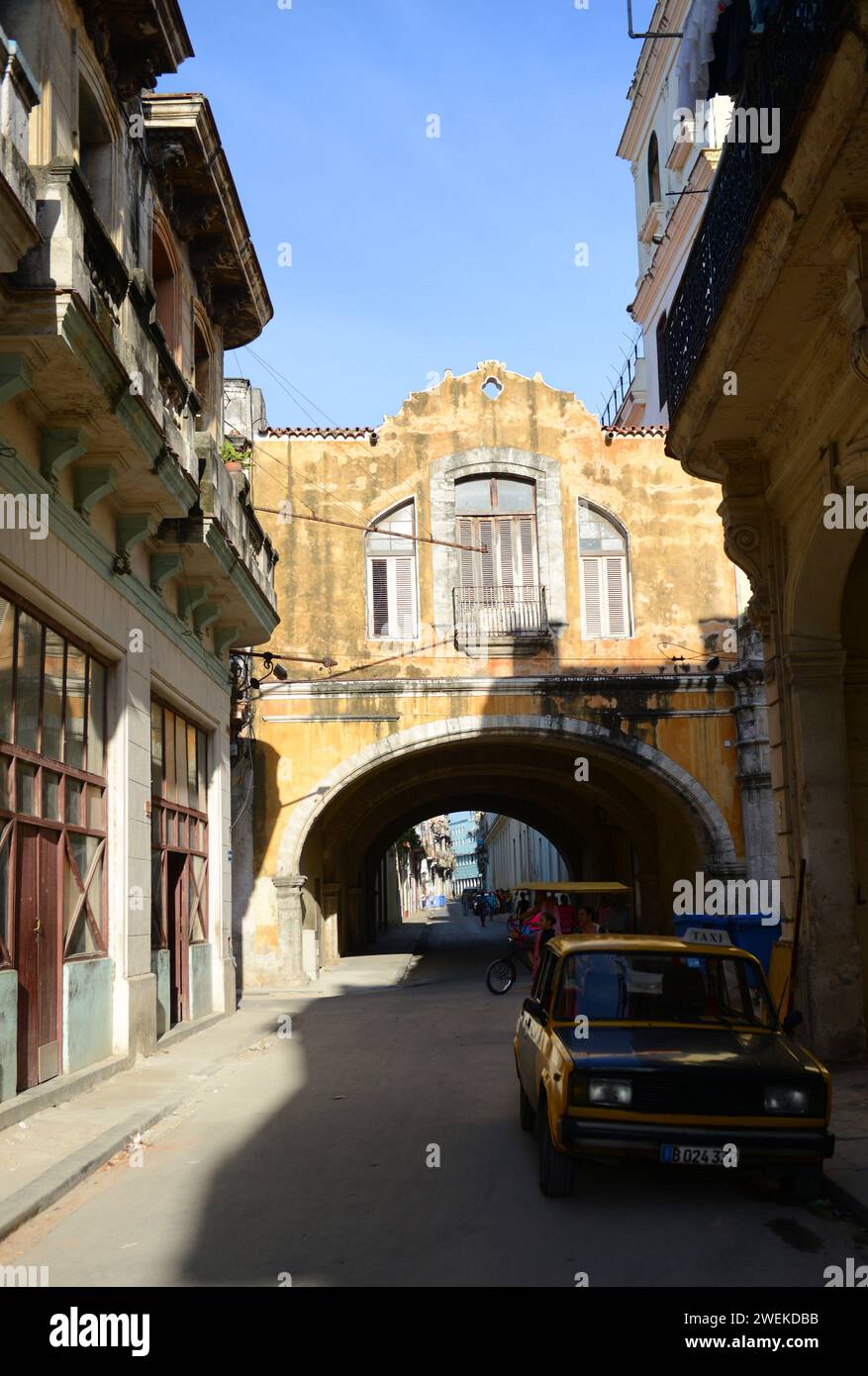 Arco de Belen sur Acosta, la Havane, Cuba. Banque D'Images