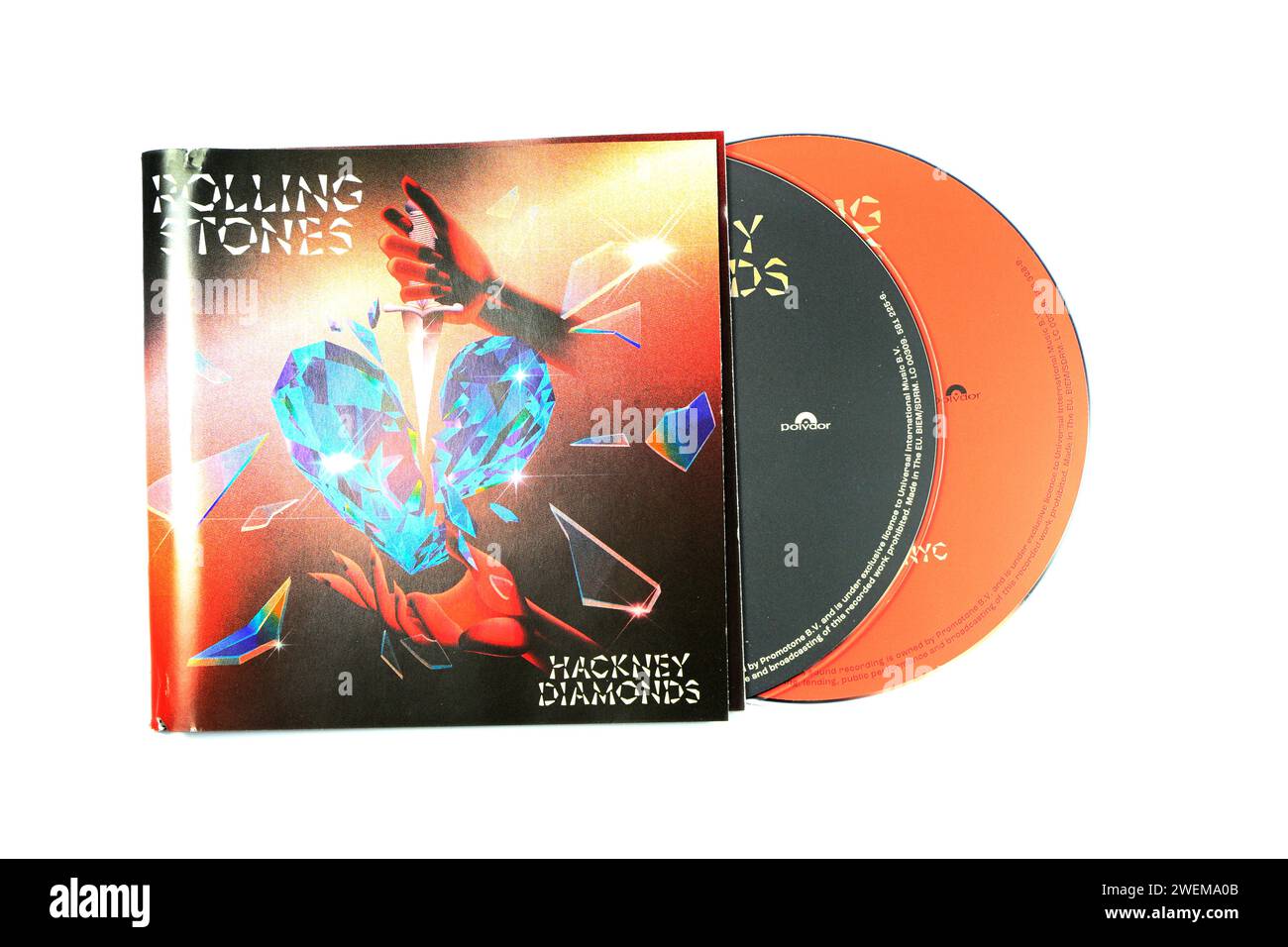 Album de Rolling Stones Hackney Diamonds. Banque D'Images