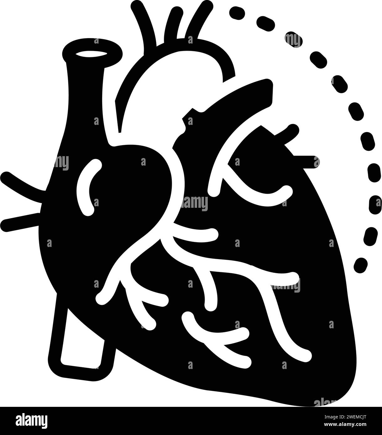 Icône pour artères, veines Illustration de Vecteur