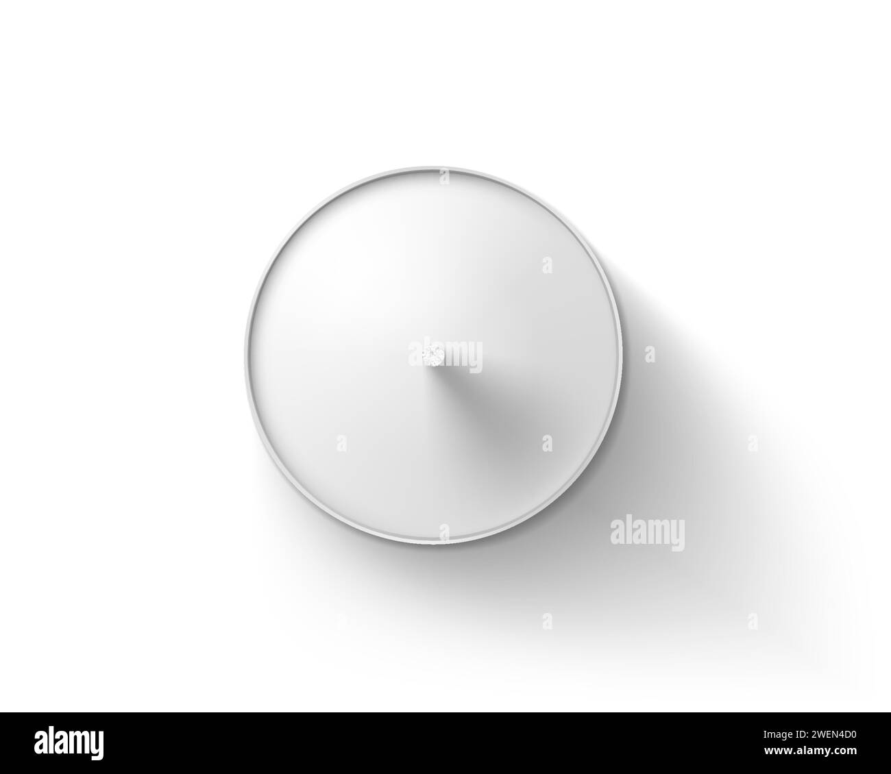 Bougie. Bougie chauffe-plat. Mini bougies chauffe-plat pour la décoration de la maison. Paraffine ou cire d'abeille blanche sans goutte et longue durée. Fond blanc isolé. Illustration de Vecteur