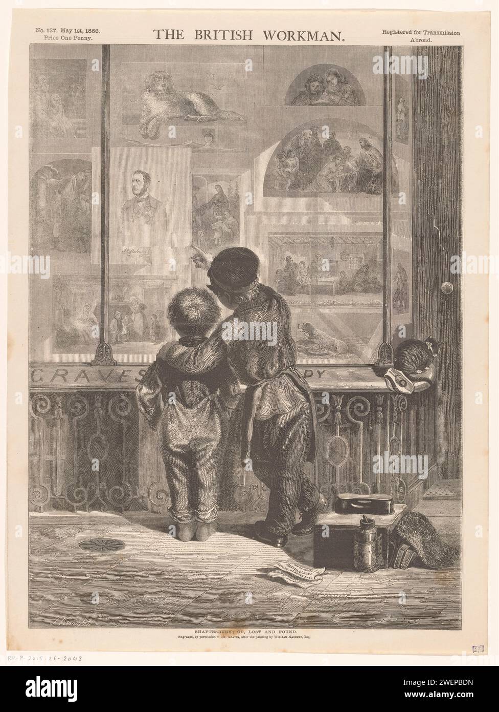 Lithographie Ancienne 1885 – Henry Graves & Co – J.B.Pratt D'après Landseer