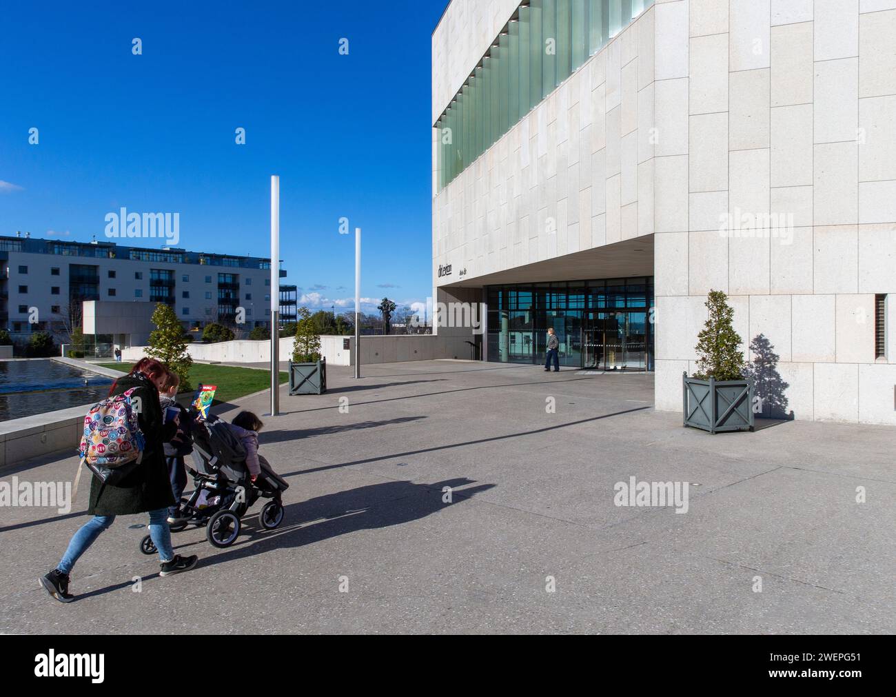 Bibliothèque du lexique, Dun Laoghaire Banque D'Images