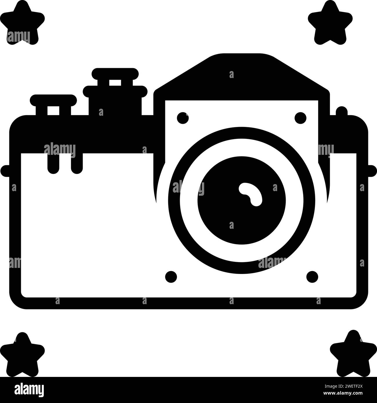 Icône pour hasselblad, appareil photo Illustration de Vecteur