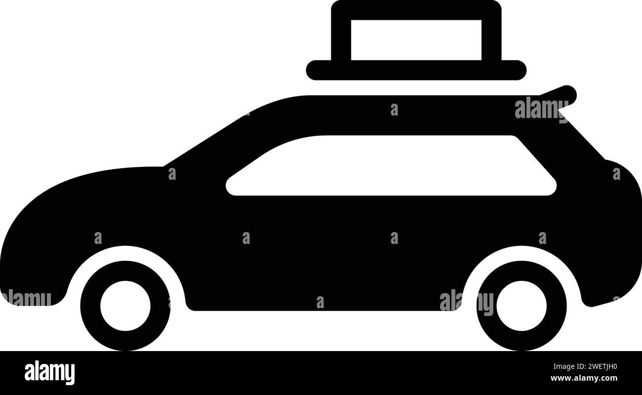 Icône pour voiture wagon, wagon Illustration de Vecteur