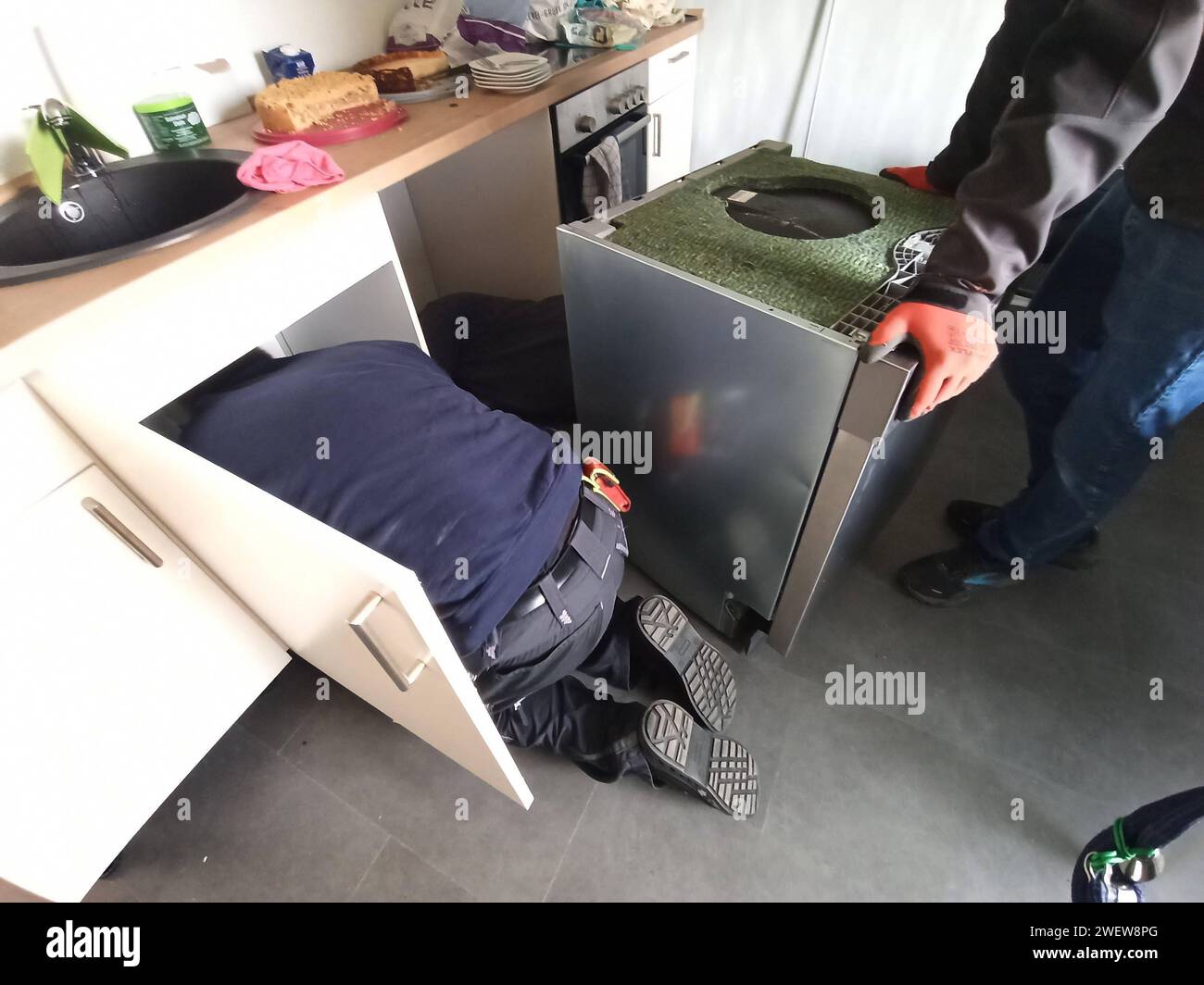 Themenfoto zum Thema Wohnung, Eigenheim, Mietpreisbremse, Umzug Ferienwohnung *** photo thématique sur le thème de l'appartement, la maison occupée par le propriétaire, le contrôle des loyers, le déménagement en appartement de vacances Banque D'Images