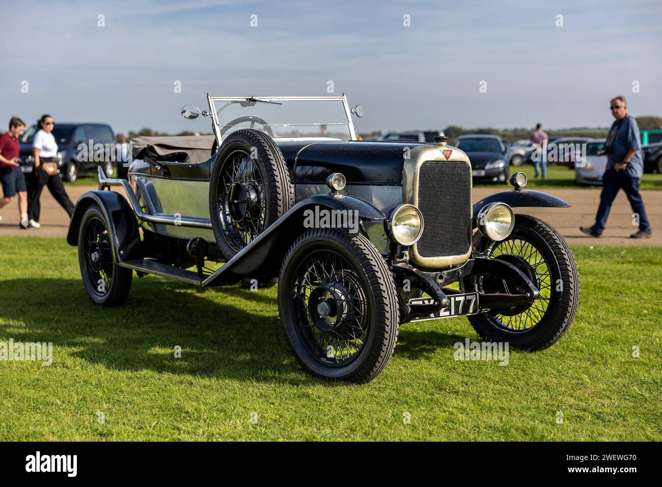 1927 Alvis 12/50 SD, exposé au Bicester Heritage Scramble le 8 octobre 2023. Banque D'Images