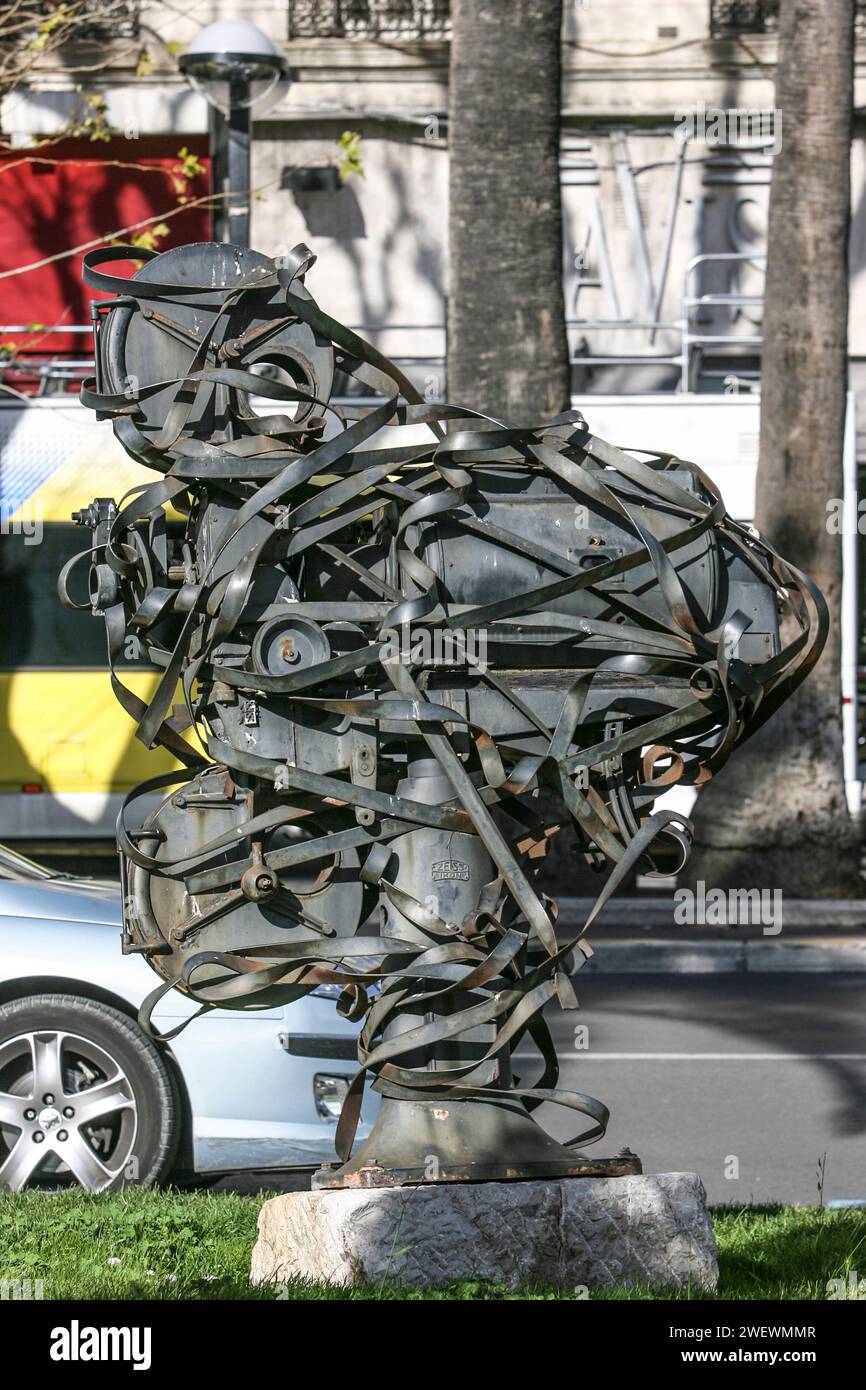 CAMÉRA SCULPTURE CANNES Banque D'Images